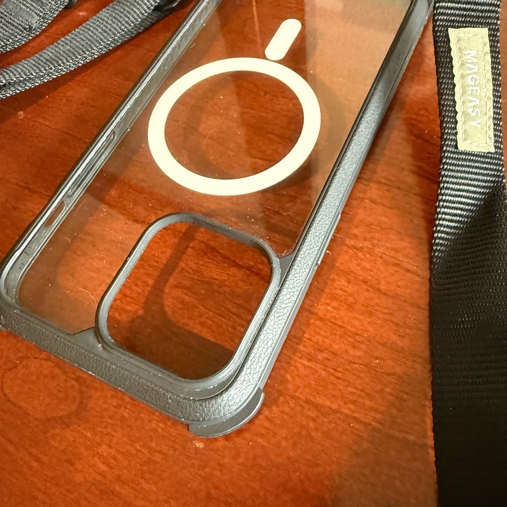 Black Clear Phone Case